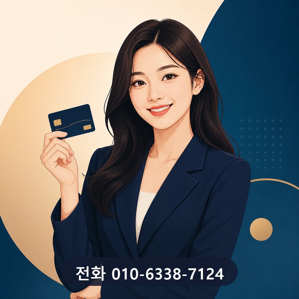 신용카드 현금화 업체 대표 이미지 · 문의 010-6338-7124