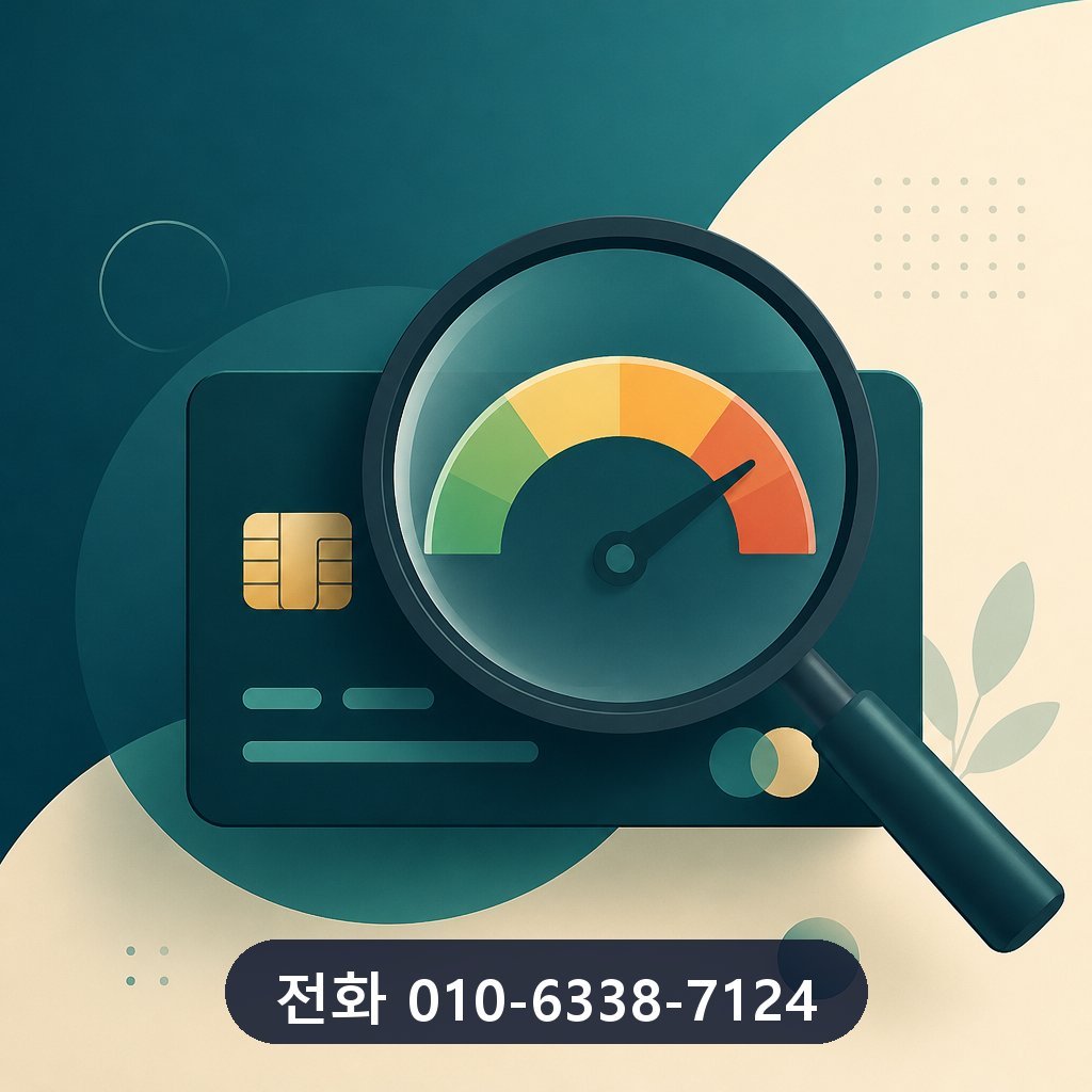 신용카드 현금화 업체 한도 확인 이미지 · 문의 010-6338-7124